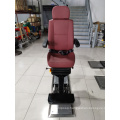 Adjustable captain chair with standard rail, customized pilot chair